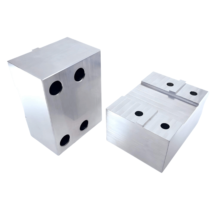 4" (100mm) AutoVise™ Soft Jaws - Aluminum, Keyed for Pneumatic Vises