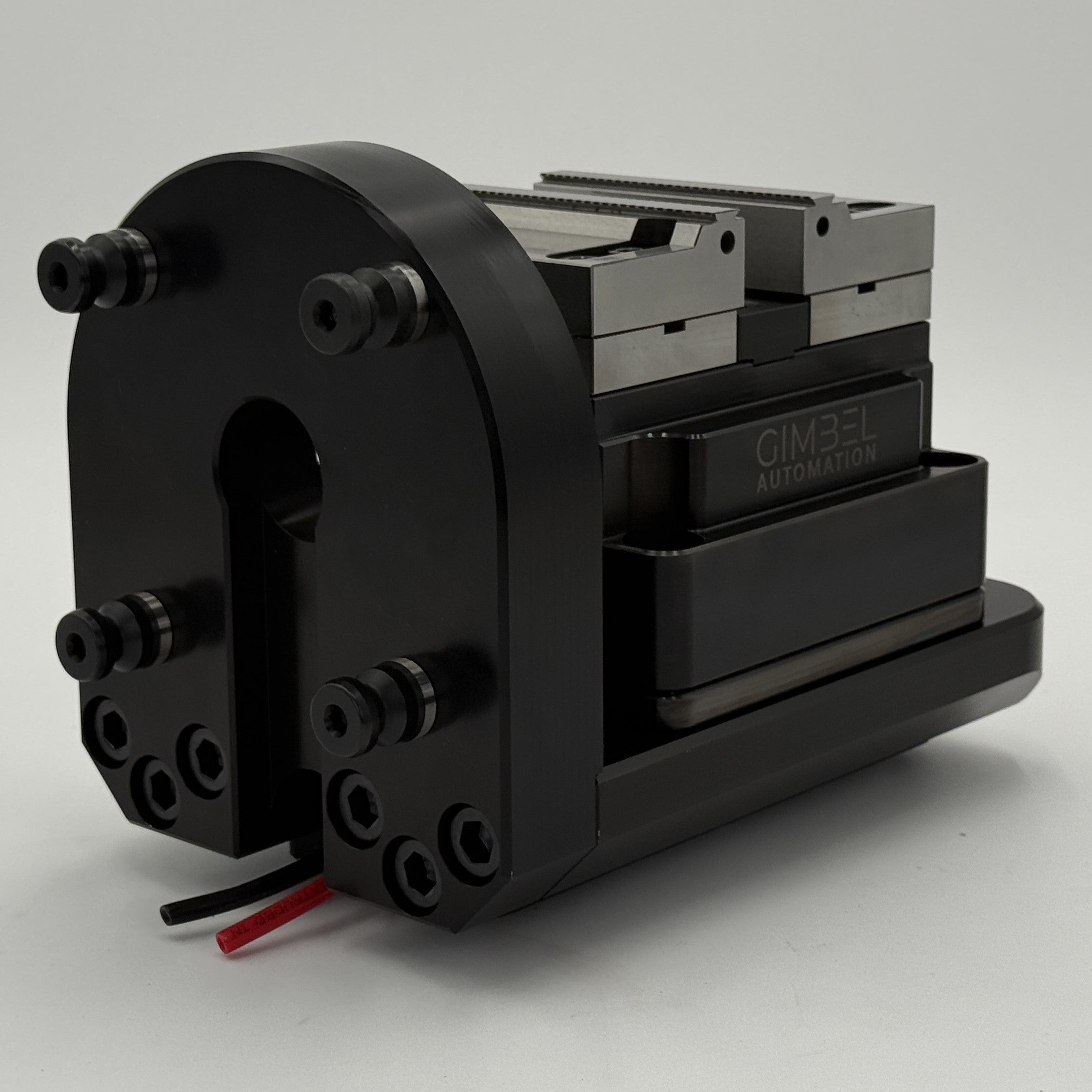 AxisMount™ 90° Trunnion with AutoVise™- Air Vise Pneumatic Automation Module for 4th/5th Axis
