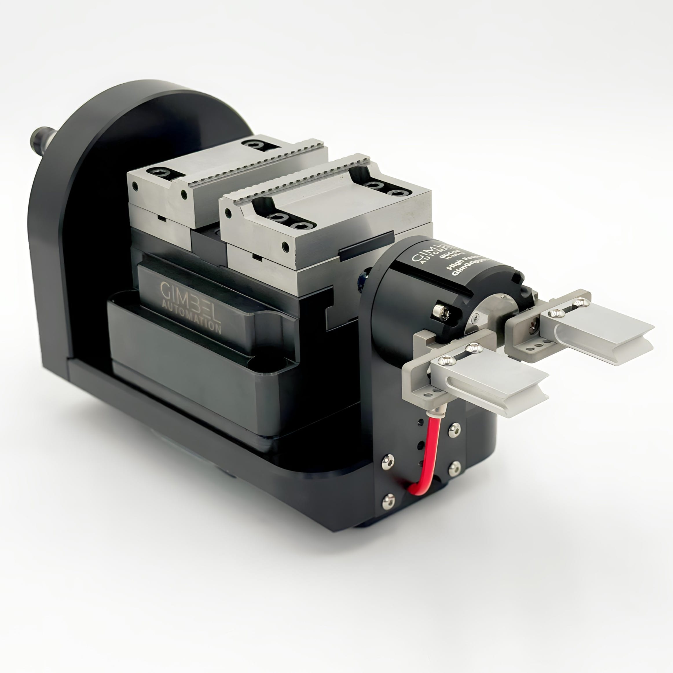 AxisMount™ GripFlipGrip™ - 90° Trunnion Air Vise CNC Automation Module for 4th/5th Axis