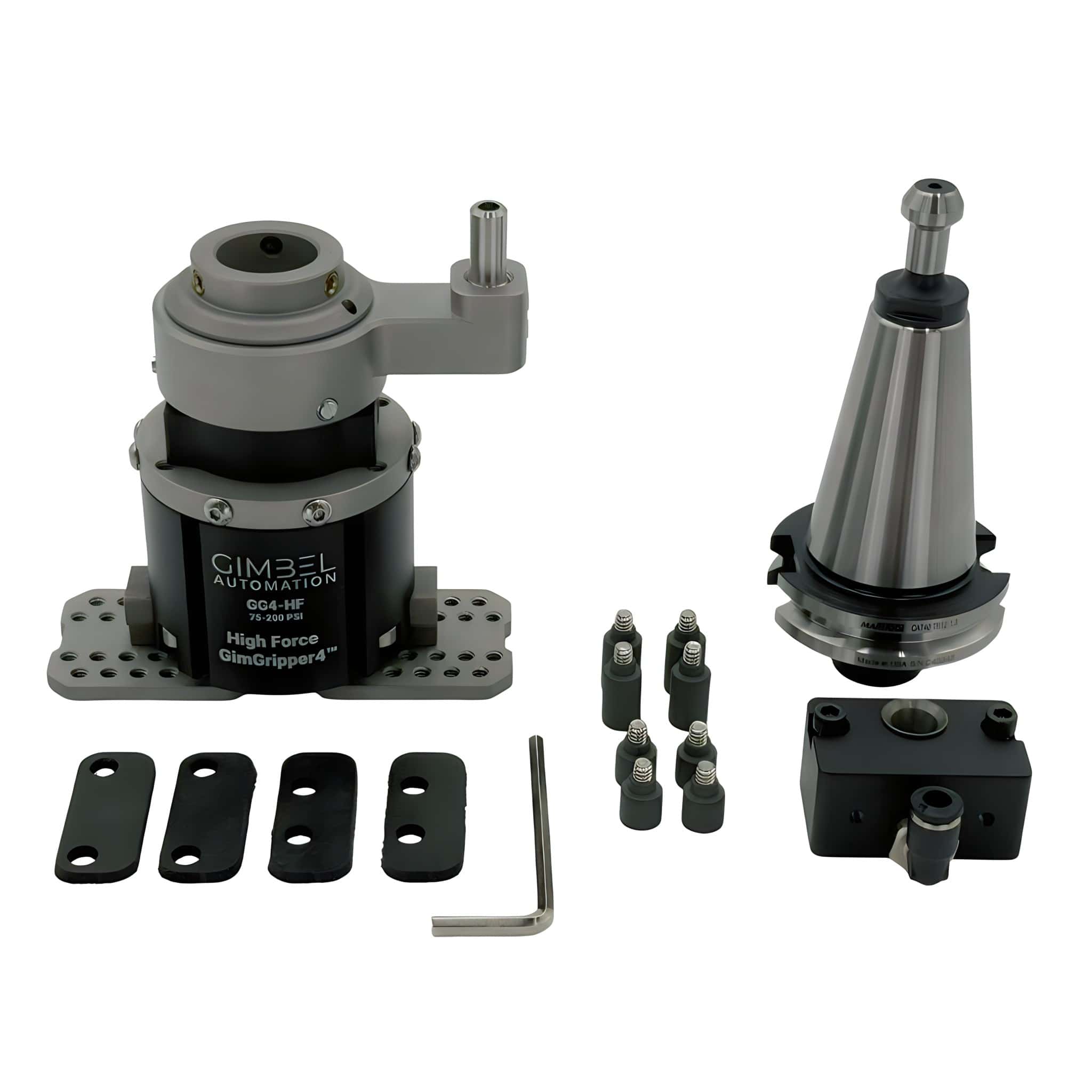 FloLink™ GimGripper4-HF™ High Force CNC Spindle Gripper