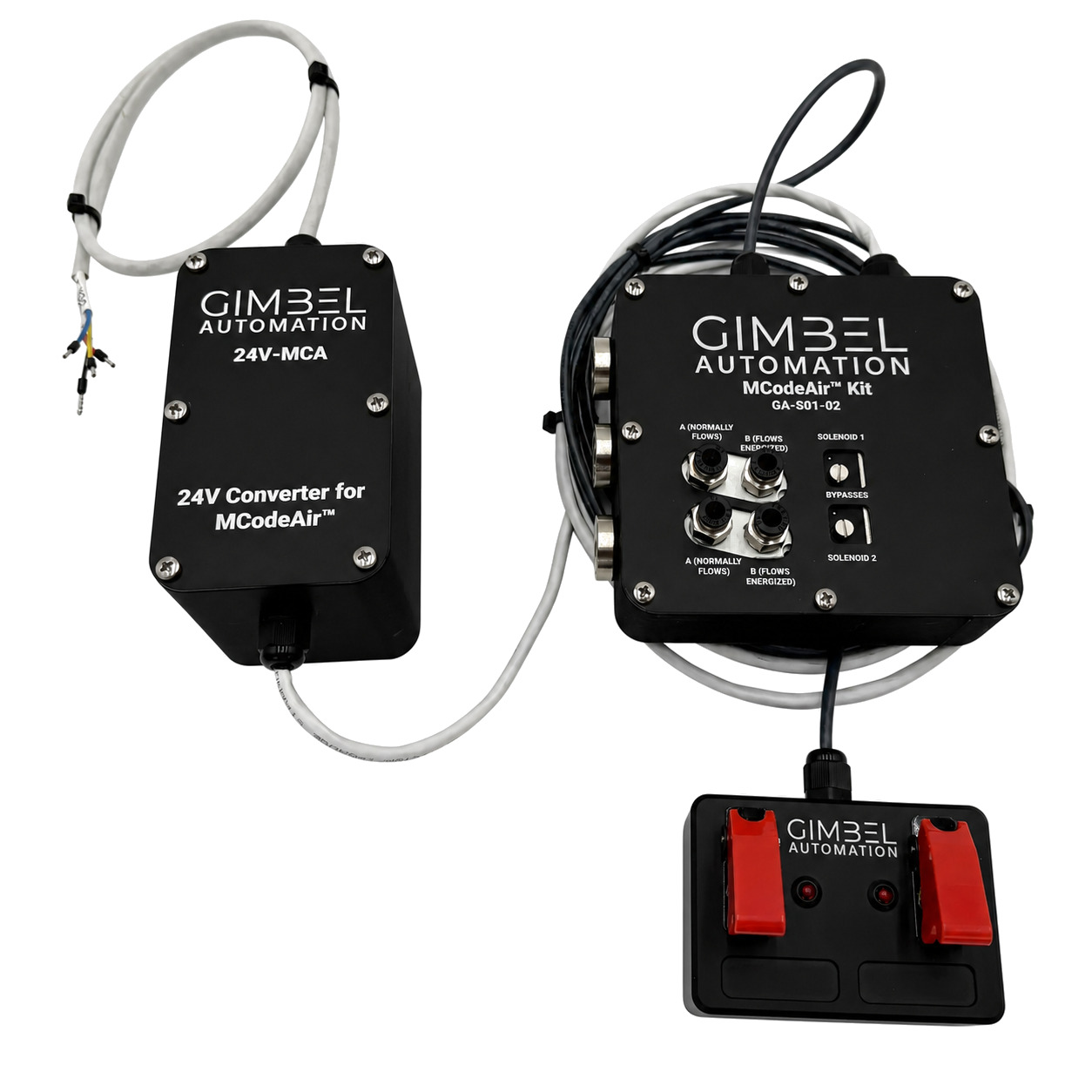 MCodeAir™ - Dual Output Programmable Air Solenoid CNC Kit