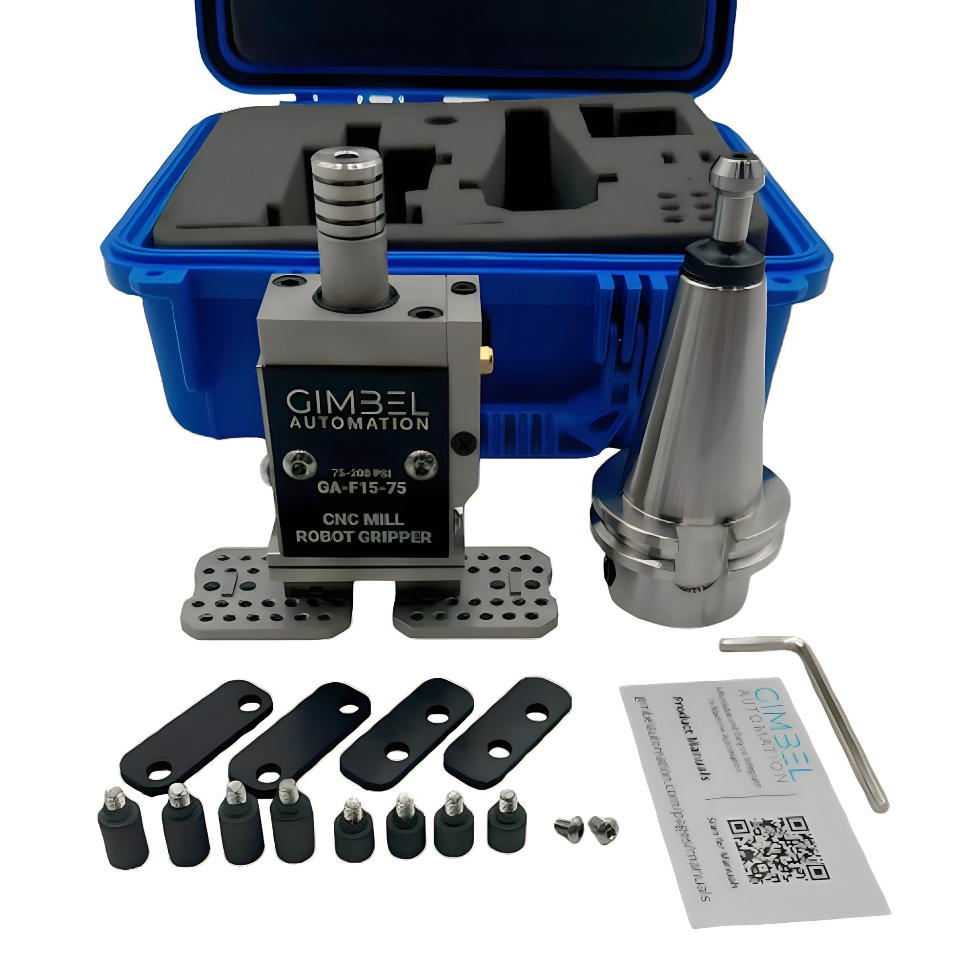 TSA (Air) GimGripper4™ – Universal CNC Spindle Gripper for Through-Spindle Air Machines