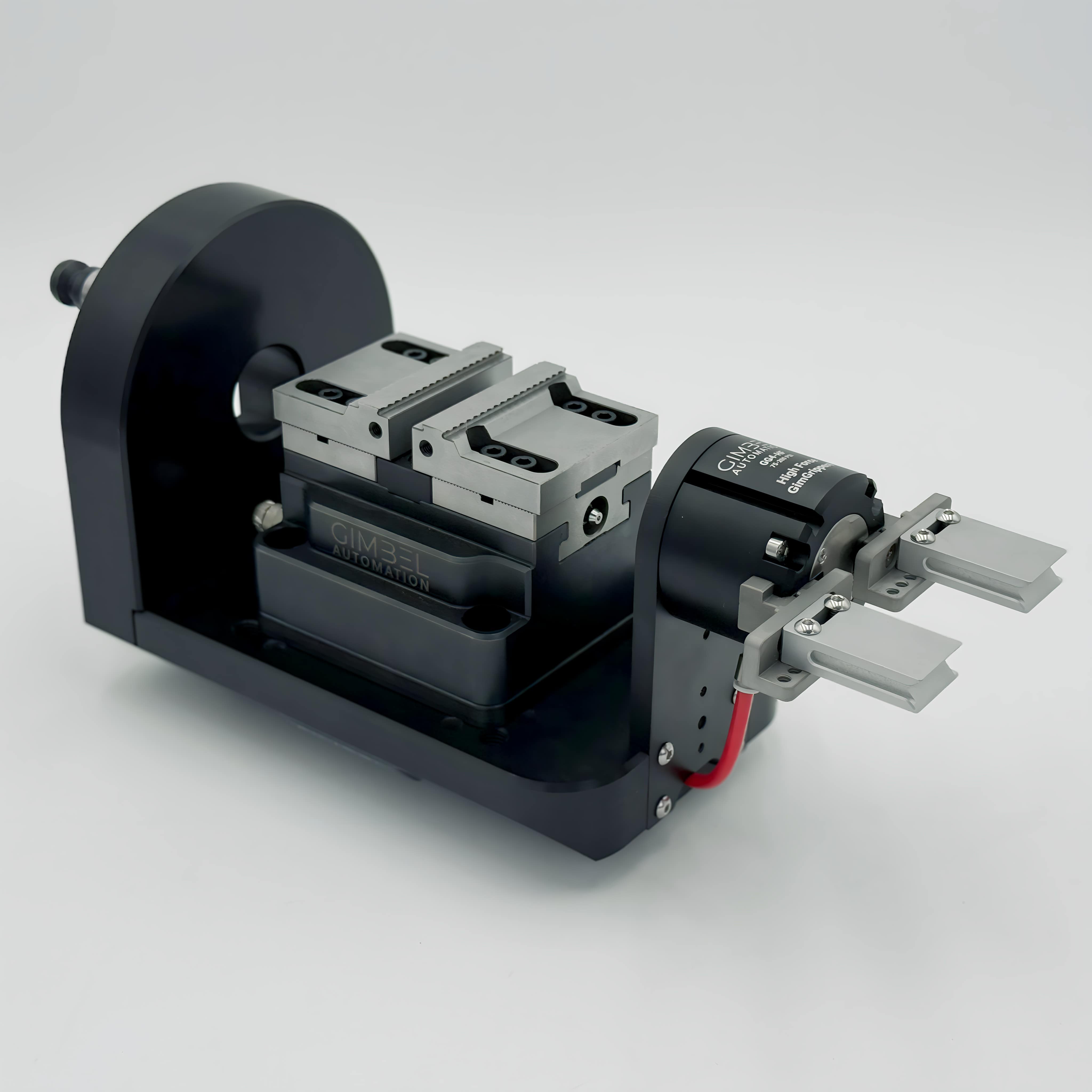 AxisMount™ GripFlipGrip™ - 90° Trunnion Air Vise CNC Automation Module for 4th/5th Axis