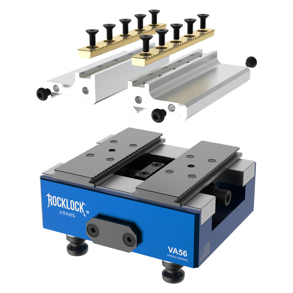 5″ x 6″ LiteVise™ (152mm x 125mm x 50mm) - 5th Axis Workholding VA56