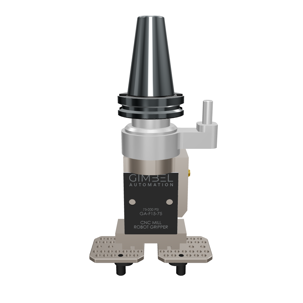 FloLink CNC gripper system for machines without through-spindle air