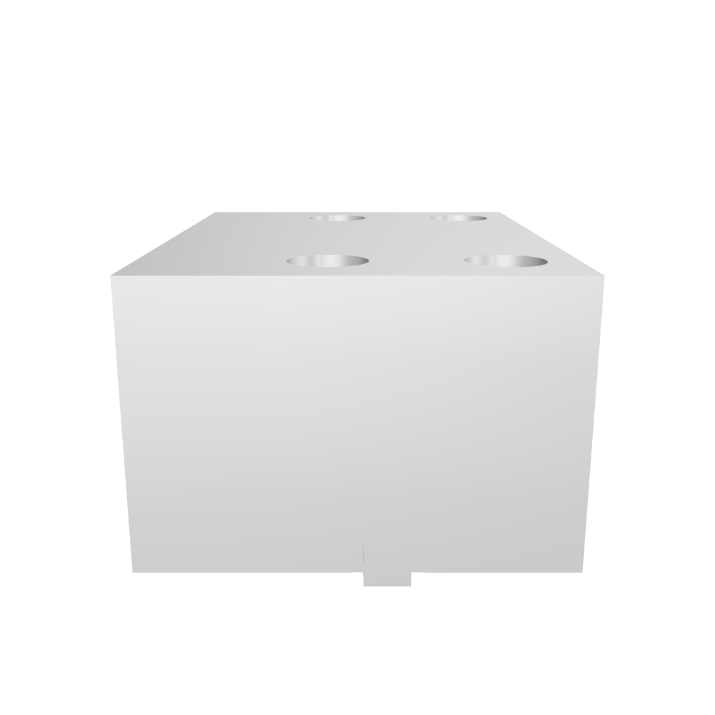4" (100mm) AutoVise™ Soft Jaws - Aluminum, Keyed for Pneumatic Vises