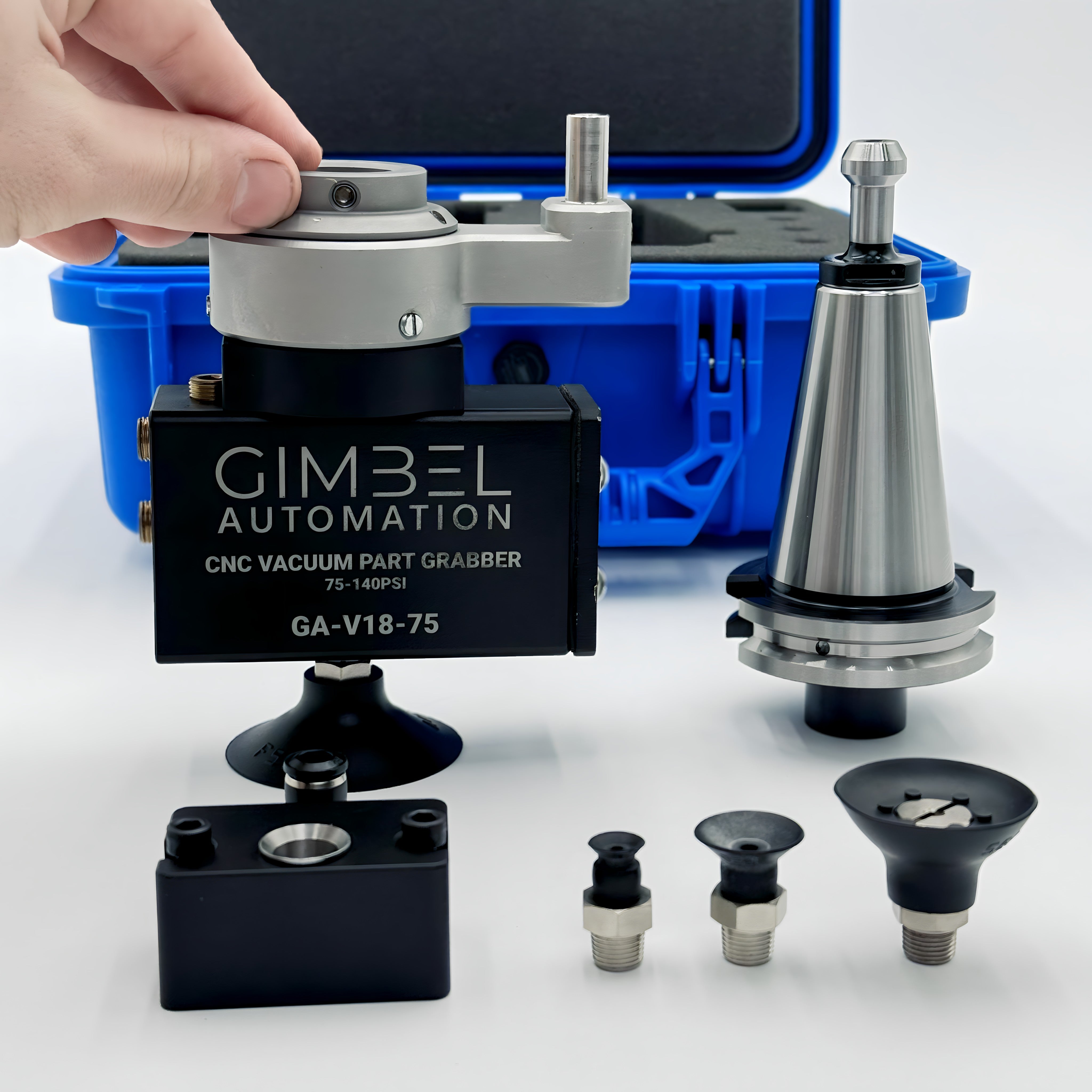 Roto-GimVac™ Gripper - CNC Vacuum Spindle Gripper (FloLink™+Orient)