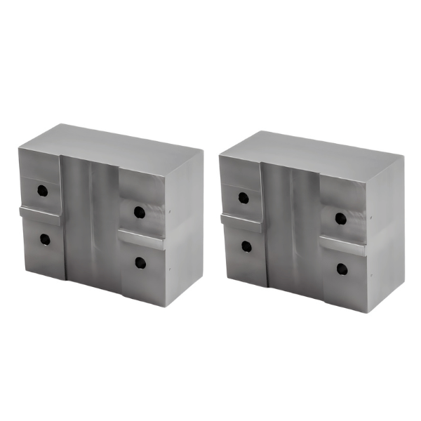 6" (150mm) AutoVise™ Soft Jaws - Steel, Keyed for Pneumatic Vises